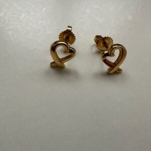 Tiffany & Co. Paloma Picasso Loving Heart Earrings in 18k Gold